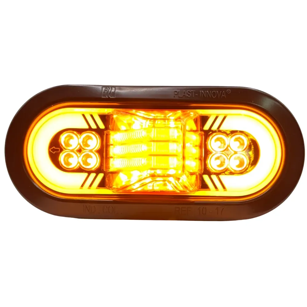 Foco 4 Pulgadas Base Goma 1074 Ambar